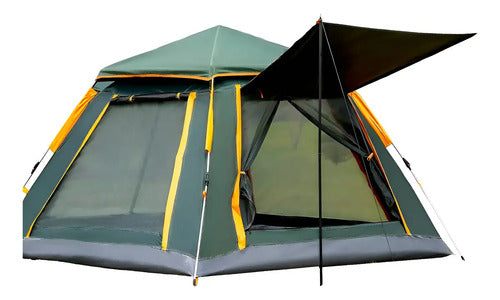 Carpa Camping Iglu Con Techo Y Mosquitero 2m Verde Oscuro