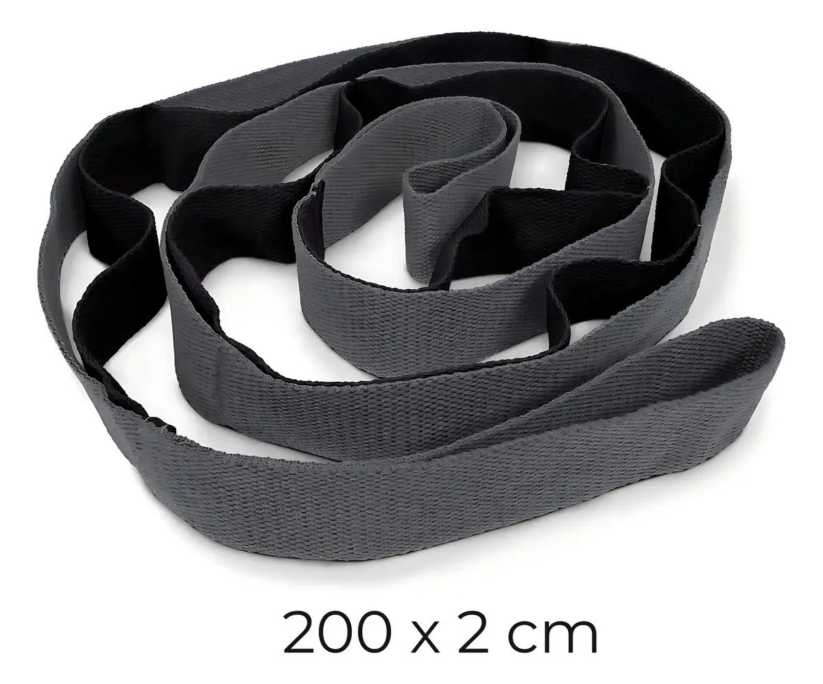 Rolo rodillo Bosco foam roller masajeador pilates set full negro