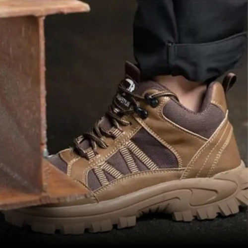 Calzado Bota De Seguridad Para Trabajo Punta Reforzada