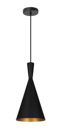 Lampara Colgante De Techo Metal Negro Negro