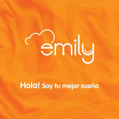 Colchón espuma 1 plaza Emily 14 alta densidad garantía