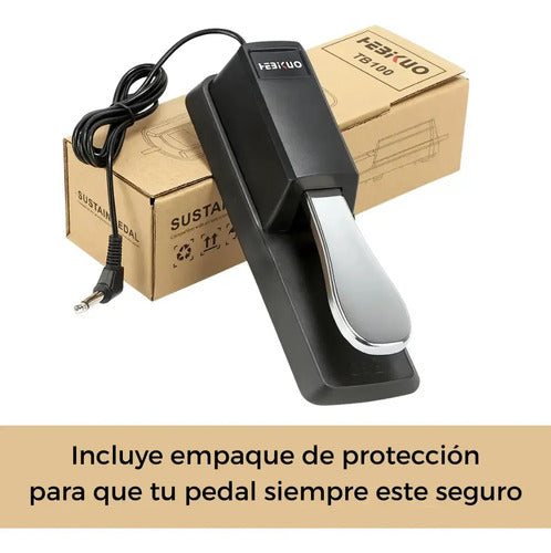 Pedal De Sostenido Compacto Para Teclados Portatil