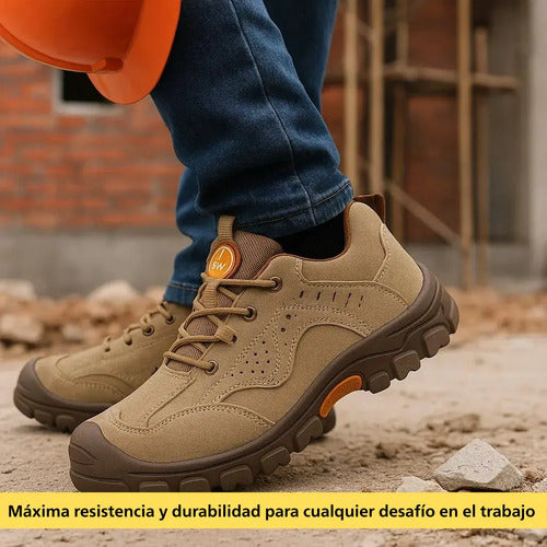 Calzado De Trabajo Seguridad Punta Reforzada Estilo Casual