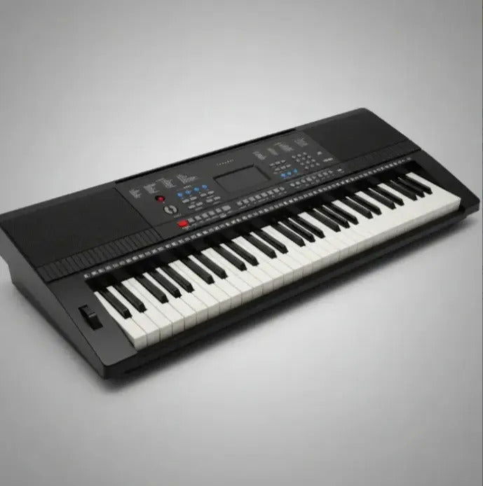 Pack teclado musical órgano piano + funda protectora negro