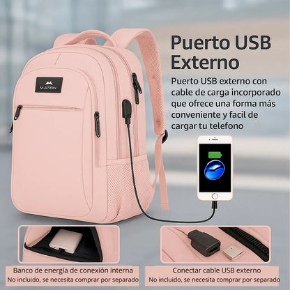 Mochila multiuso urbana viaje porta notebook Matein 1007 28l