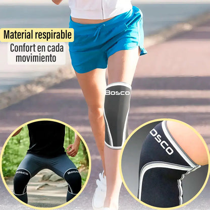 Rodillera deportiva de neopreno Bosco negro crossfit gym talle m
