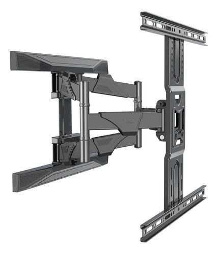 Soporte De Tv Brazo Articulado Extensible Led Lcd 40 - 80 Negro
