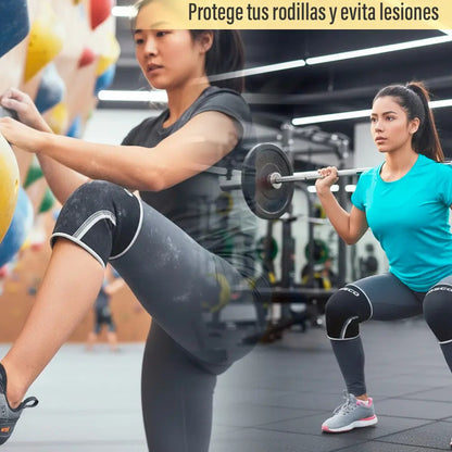 Rodillera deportiva de neopreno Bosco negro crossfit gym talle m