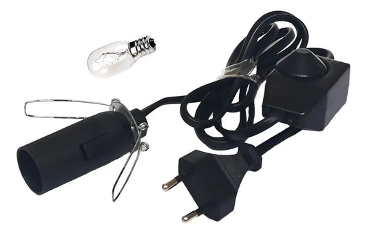 Cable + bombita de respuesto para lamparas de sal