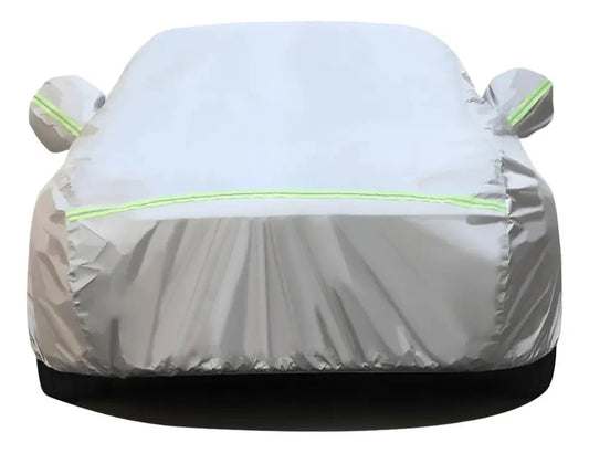 Lona funda cubre auto impermeable de aluminio 4.8x1.8x1.5m plateado