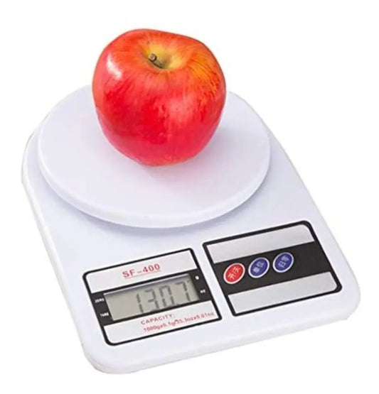 Balanza de cocina digital precisión 1g hasta 5kg blanco