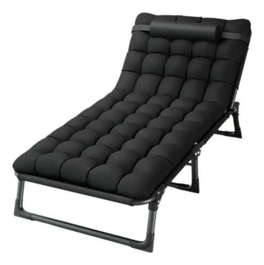 Outter silla reclinable camping cama acolchonada plegable jardin