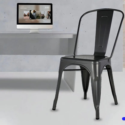 Silla Tolix reforzada interior/exterior metalica comedor