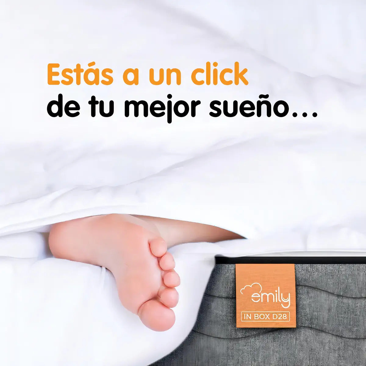Colchon espuma 1 plaza Emily 17 alta densidad reversible firme