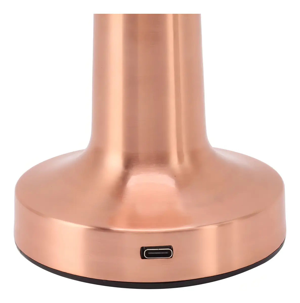 Lámpara portátil LED touch Hommy Cuba dorado recargable USB 3 niveles blanco