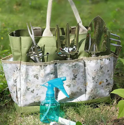 Kit herramientas de jardinería huerta 9 piezas + bolso