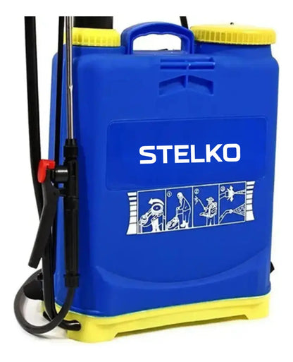 Fumigador pulverizador mochila de jardín 16 litros manual azul