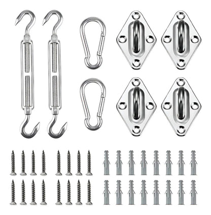 Accesorios para toldo vela 8mm reforzado acero inox exterior