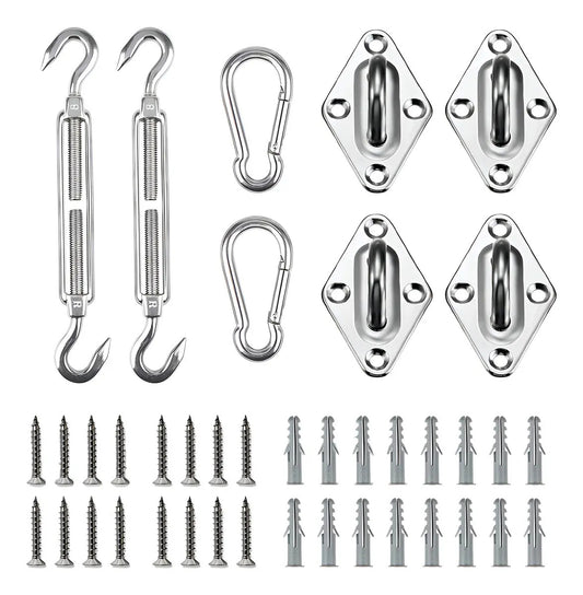 Accesorios para toldo vela 8mm reforzado acero inox exterior