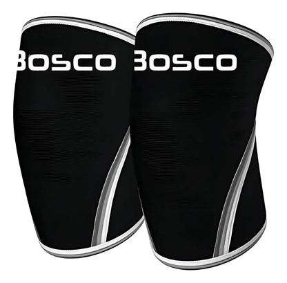 Rodillera deportiva de neopreno Bosco negro crossfit gym talle m