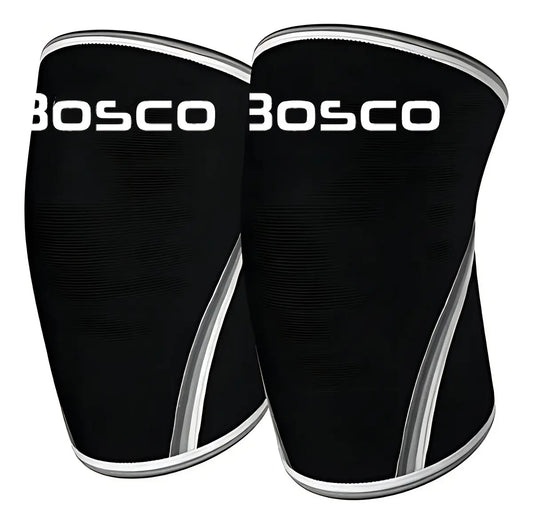 Rodillera deportiva de neopreno Bosco negro crossfit gym talle m