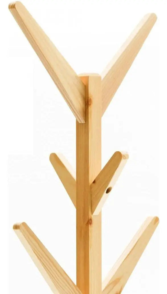 Perchero madera bambu de pie 175x45cm
