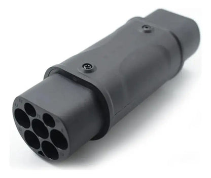 Cargador Adaptador De Carga 7kw Tipo 2 Para Auto Eléctrico Negro