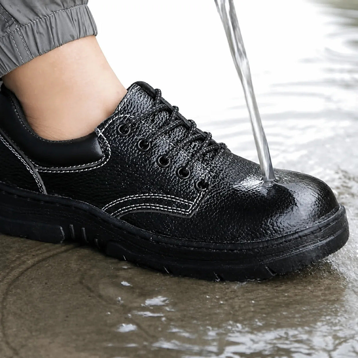 Zapato de trabajo con puntera de acero calzado de seguridad
