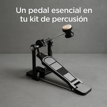 Pedal De Tambor Cromado Percusión