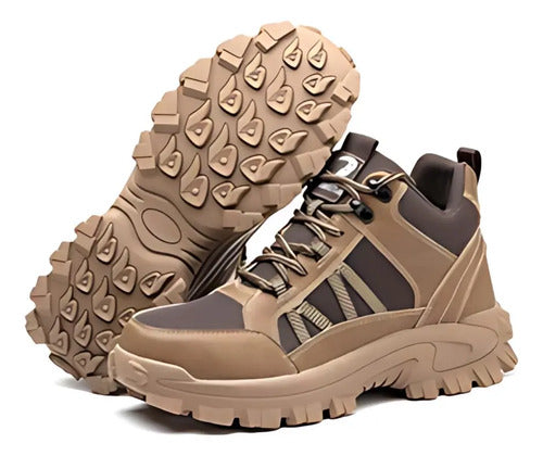 Calzado Bota De Seguridad Para Trabajo Punta Reforzada