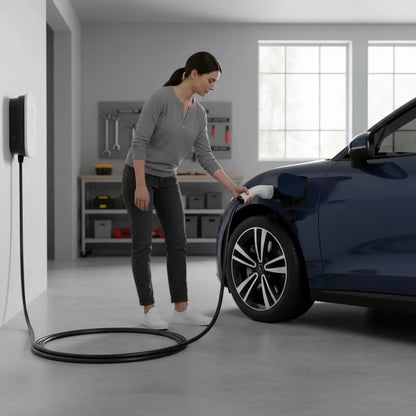Cargador de auto eléctrico tipo2 a GBT EV 3.5kw 450/750v GBT negro