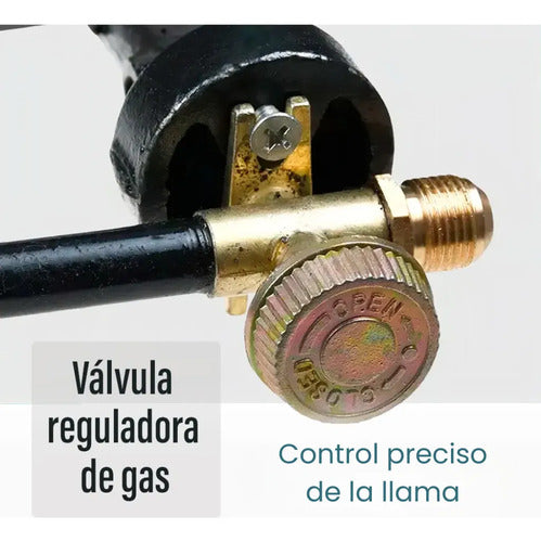 Anafe Portátil Outter 1 Hornalla Negro Gas Envasado Camping