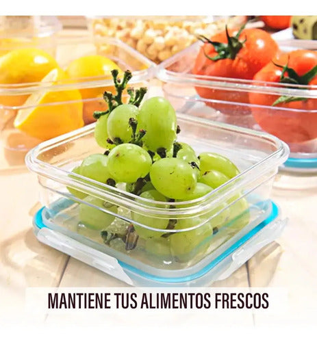 24 Recipientes Tarros Tuppers Herméticos Color Transparente Blanco