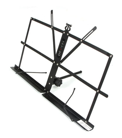Atril partituras de mesa + funda musica negro