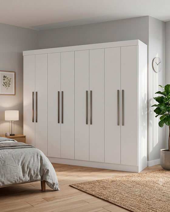 Ropero placard 8 puertas 10 divisiones MDF